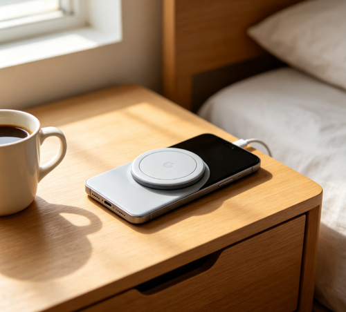 Magnetic Ultra-Thin Portable Wireless Fast Charging Power Bank